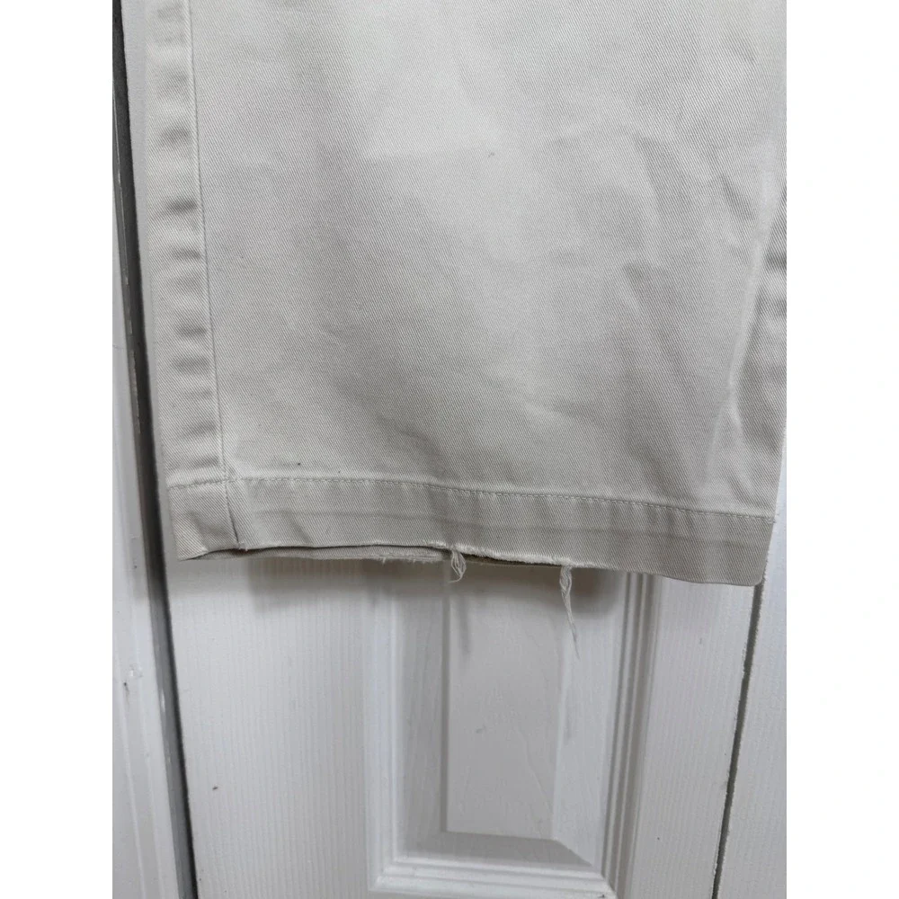 Polo Ralph Lauren Andrew Pant 42/32 Khaki Beige Pleated Chino Vintage Preppy